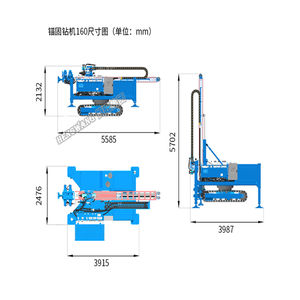 Mesin Bor Horizontal Pipe Jacking Auger Jet Grouting <span class=keywords><strong>Pile</strong></span> Anchor Drilling Rig - Product Image 5