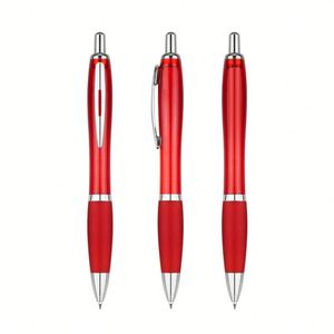 Custom Logo Printed Multi-color Plastic Ball Point <b>Pen</b> with 1.0mm Black Ink Modern Design for Office/School/Gift Use - Product Image 4