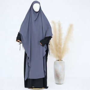 Abito <span class=keywords><strong>Hijab</strong></span> Maxi per Ramadan ed Eid, Stile Dubai e <span class=keywords><strong>Turchia</strong></span>, Vestito Islamico Musulmano per Donne, Abbigliamento da Preghiera Nida, Kebaya, Robe Femme Musulmane - Product Image 4