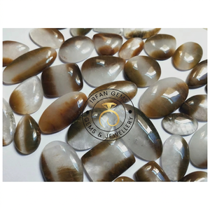 Vente en gros de quartz rutile cuivré éblouissant, qualité A, 100% naturel, cabochon de quartz rutile rouge, pierre précieuse en vrac pour bijoux - Product Image 2