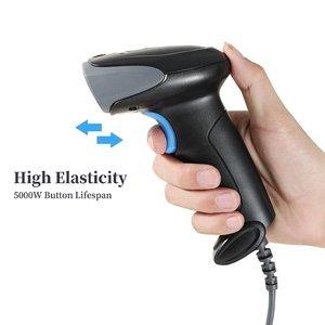 Pemindai kode batang nirkabel berkabel, pembaca kode Qr genggam 1D 2D untuk gudang Supermarket - Product Image 2