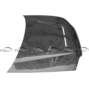 Couvre-moteur en fibre de carbone de type ZERO pour Honda Civic K6 3D Bonnet 1992-1995 Tuning automobile - Product Image 5