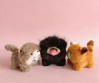 Porte-clés mignon chaton avec cordon de tirage, queue qui bouge, poupée en peluche, pendentif pour sacs d'école, accessoire unique et élégant