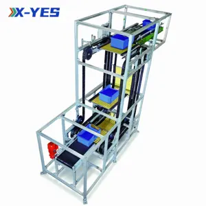 X-YES Automatic Lifter Elevator Conveyor Machine Pallet Vertical Lift Conveyor