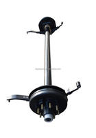 Essieu à torsion avec frein à tambour 10'' 12'' – Ensemble de frein à tambour pour essieux de remorques de bateaux et agricoles