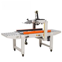 Scelleuse automatique électrique de petits cartons FXC4050XF avec convoyeur latéral à bande adhésive pour l'emballage de vêtements et de boissons