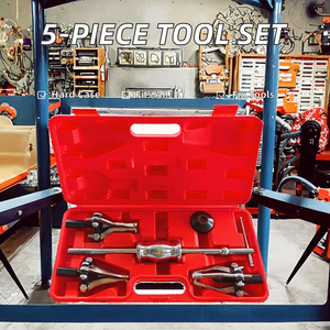 5-Piece Universal Automotive Repair Machine Internal/External Bearing <b>Pullers</b> Inner Hole Extractor Slide Hammer Tool Set Hard - Product Image 2