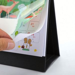 Calendrier mural personnalisé 2025 2026, durable, promotionnel, avec photos, planificateur annuel pour le bureau, cadeaux promotionnels - Product Image 6