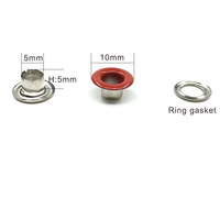 5 mm diamètre intérieur métal oeillets tente corde couleur peinture en aérosol boutons anneaux cuir Rivets boutons-pression boucle hangar tissu évent