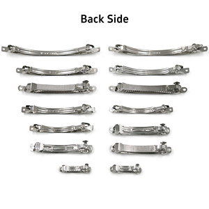 Venta al por mayor de accesorios de metal para el cabello DIY París pasadores de pelo para las mujeres Clip de metal liso pasadores de pelo francés - Product Image 6