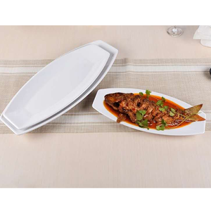 Plato Ovalado de Melamina para Servir, Bandeja para Restaurante, Juegos de Vajilla, Platos y Bandejas para Servir Pescado, Diseño de Cena - Product Image 2