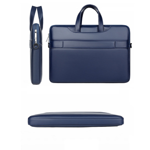 Siêu spetember nhà máy bán buôn PU da máy tính xách tay Vai Túi máy tính không thấm nước Túi xách tay vali - Product Image 2