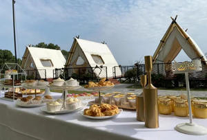 Outdoor china camping escursionismo tourist A frame <span class=keywords><strong>struttura</strong></span> in legno piramide piccola piccola casa glamping tenda tipi per 2 uomini - Product Image 6