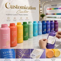 Flacon pulvérisateur PET vide de 100 ml en forme de capsule à base ronde pour toner et spray fixateur à fine brume