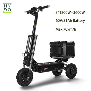 Scooter à 3 roues, tricycle, scooter tout-terrain robuste de 11 pouces, capacité de charge de 150 kg, scooter puissant pour adultes - Product Image 2