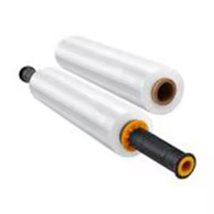 Rouleaux de film étirable en PEBDL PE transparent personnalisable Emballage en plastique souple et étanche Film étirable translucide - Product Image 4