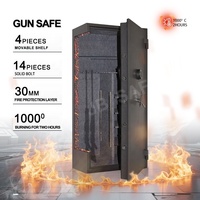 215 kg Caja Fuerte Black Safes 2 Stunden feuerfeste Pistole Safe und Hand feuerwaffen können in die Tasche gesteckt werden