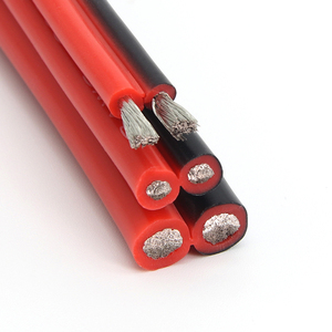 Fil de silicone flexible noir et rouge à <span class=keywords><strong>2</strong></span> conducteurs, câble électronique en cuivre étamé 8/<span class=keywords><strong>10</strong></span>/12/14/16/18/20 AWG - Product Image 6