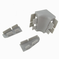 Profil de joint mural en PVC plastique pour armoire de cuisine