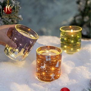 <span class=keywords><strong>Bougie</strong></span> parfumée aromathérapie <span class=keywords><strong>LED</strong></span> haut de gamme, lumière douce, 100% biologique, barres, vacances, Diwali, décoration de la maison, ambiance romantique - Product Image 2