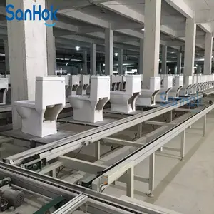 Strong Capacity Automatic Aluminum Alloy Anti-Rust Ceramic Sanitary Wares Annular Assembly Line