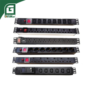 GETEKnet OEM ODM Vertiv PDU <span class=keywords><strong>19</strong></span> pouces <span class=keywords><strong>1U</strong></span> C13/C19 6-25 ports avec protection contre les surtensions, certifié CE, accessoires de câblage, rallonges - Product Image 3