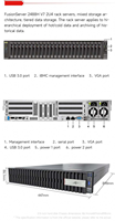 Casing rak Nas sistem V7 Xfusion, penyimpanan komputer sistem 2u 1u 4u, Chassis Xeon Pc 10gbps Gpu khusus Ai Data Cpu Intel Server 2488h