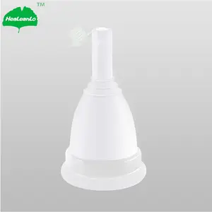 Thân thiện với môi phụ nữ vệ sinh Silicone Lady kinh nguyệt cup tái sử dụng thời gian cup vệ sinh phụ nữ thay thế