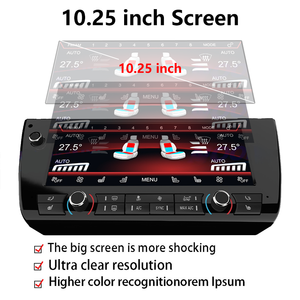 Panneau de commande d'<span class=keywords><strong>air</strong></span> numérique AC populaire de 10,25 pouces pour BMW Série X5 2014-2018, climatisation, commande vocale - Product Image 4