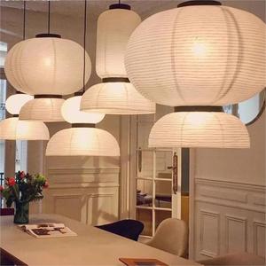 Nordic Wabi-Sabi Style Silk Chandelier Creative Art HomeStay Dining <b>Table</b> Lamp Zen Japanese Designer Lantern AC Power Source - Product Image 6