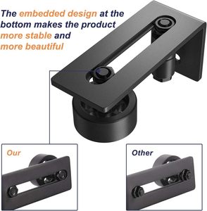 <span class=keywords><strong>New</strong></span> American Phong Cách Hướng Dẫn Đường Sắt Bãi Đậu Xe Cuộn Barn Cửa Treo Đường Sắt Đồ Nội Thất Phần Cứng Nhà Bếp Cửa Trượt Phần Cứng - Product Image 2