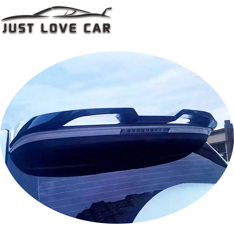 TOYOTA LAND CRUISER PRADO FJ150 için JUSTLOVECAR SPOILER ABS araç bagaj kapağı SPOILER kanat dudak DUCTAIL 2010 2012 2016 2018 2020