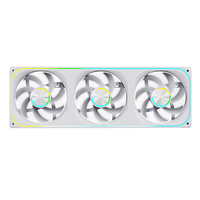 Ventilador AntarcChill 360 240 120mm RGB Direccionable PWM con Rodamiento Fluido, 40CFM, Bajo Ruido, Refrigeración para Computadora de Escritorio, Radiador, Caja