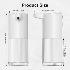 Dispensador de Jabón de Cocina Eléctrico Inteligente Automático Recargable de 360 ml, Montado en la Pared, Impermeable IPX5, con 4 Niveles Ajustables - Product Image 4