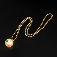 Collier de boules LED clignotantes, couleurs assorties, pendentif lumineux pour sacs cadeaux, remplissage de piñata, fournitures de fête d'anniversaire en stock