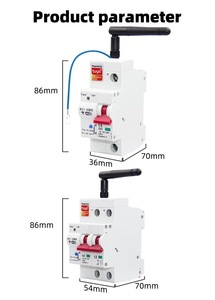 Tuya akıllı 2P WiFi DC devre kesici hava anahtarı 6kA kırma kapasitesi kablosuz uzaktan kumanda 10v -100v MCB ev - Product Image 6