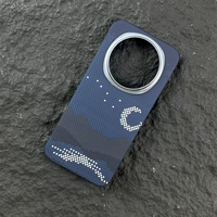 Étui de téléphone portable en fibre de carbone aramide magnétique ultra fin, résistant aux chocs, design élégant et luxueux pour iPhone