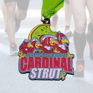 Medaglie di premiazione della corsa sportiva in metallo bianco d'oro, corsa sportiva di boxe su misura per medaglie e trofei di medaglia di maratona 3D <span class=keywords><strong>arte</strong></span> popolare - Product Image 4