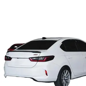Honda şehir arka Spoiler için 2020 2021 2022 2023 yeni tasarım SpoilerTrunk kanat ABS malzeme yüksek kaliteli araba aksesuarları