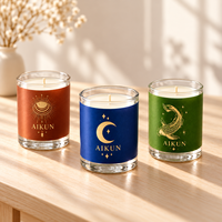 AIKUN - Fabrication sur mesure - Cadeau d'aromathérapie - Choisissez votre propre parfum - Ensemble de bougies parfumées de luxe pour la décoration de la maison