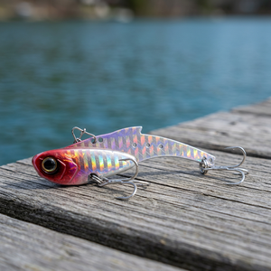 Señuelo de Pesca Artificial Metal Vibe 18G con Cabeza Roja Láser, Cebo Duro para Lubina, Pesca en Lago y Río, Proveedor OEM - Product Image 3