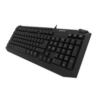 Clavier filaire AIKUN KB3310, clavier pleine taille avec pavé numérique, multimédia, clavier ergonomique silencieux