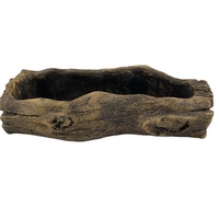 Vase à fleurs en ciment en forme de bois, fait main, durable et écologique, idéal pour plantes succulentes, pour jardin, salon et chambre à coucher - Vente chaude