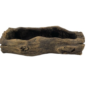 Maceta de Cemento o Concreto con Forma de Madera, Duradera y Única, para Plantas Suculentas, para Jardín, Sala de Estar, Dormitorio - Product Image 3