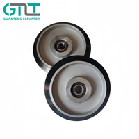 Rouleau de guidage d'ascenseur haute vitesse neuf 150*34 avec roulement 6203 et bande de roulement en PU pour pièces d'ascenseur OTS KONE Thyssen Mitsubishi