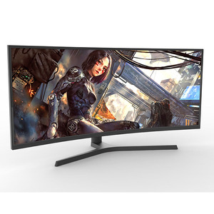 <span class=keywords><strong>Monitor</strong></span> Gaming Curvo de <span class=keywords><strong>34</strong></span> Pulgadas, PANEL SIN BORDES, 3440*1440, 4K, 100hz, R1500, <span class=keywords><strong>Monitor</strong></span> de Juegos para Computadora - Product Image 1