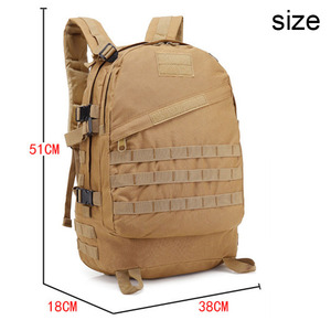 Sac à dos tactique de randonnée en plein air de grande capacité imperméable en Oxford à la mode, vente chaude personnalisée, fabrication OEM - Product Image 5
