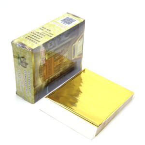 Carta stagnola Fragile 14*14 cm 1000 pz/pacco Taiwan B foglia di lamina d'oro per pitture murali di arte testurizzata opere d'arte lavorate a mano - Product Image 1