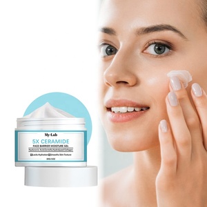 <span class=keywords><strong>Meilleur</strong></span> Gel Hydratant Visage <span class=keywords><strong>Anti</strong></span>-Âge au Squalane 5X Céramide Réparateur de Barrière Cutanée, Éclaircissant et à l'<span class=keywords><strong>Acide</strong></span> <span class=keywords><strong>Hyaluronique</strong></span> - Product Image 1