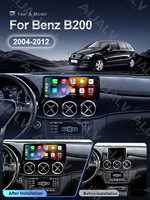 Aijia Player Frames Panel Harness Cable Car Parts for BENZ 2004-2012 B200 12.3in Car Radio Android 13 Stereo Screen